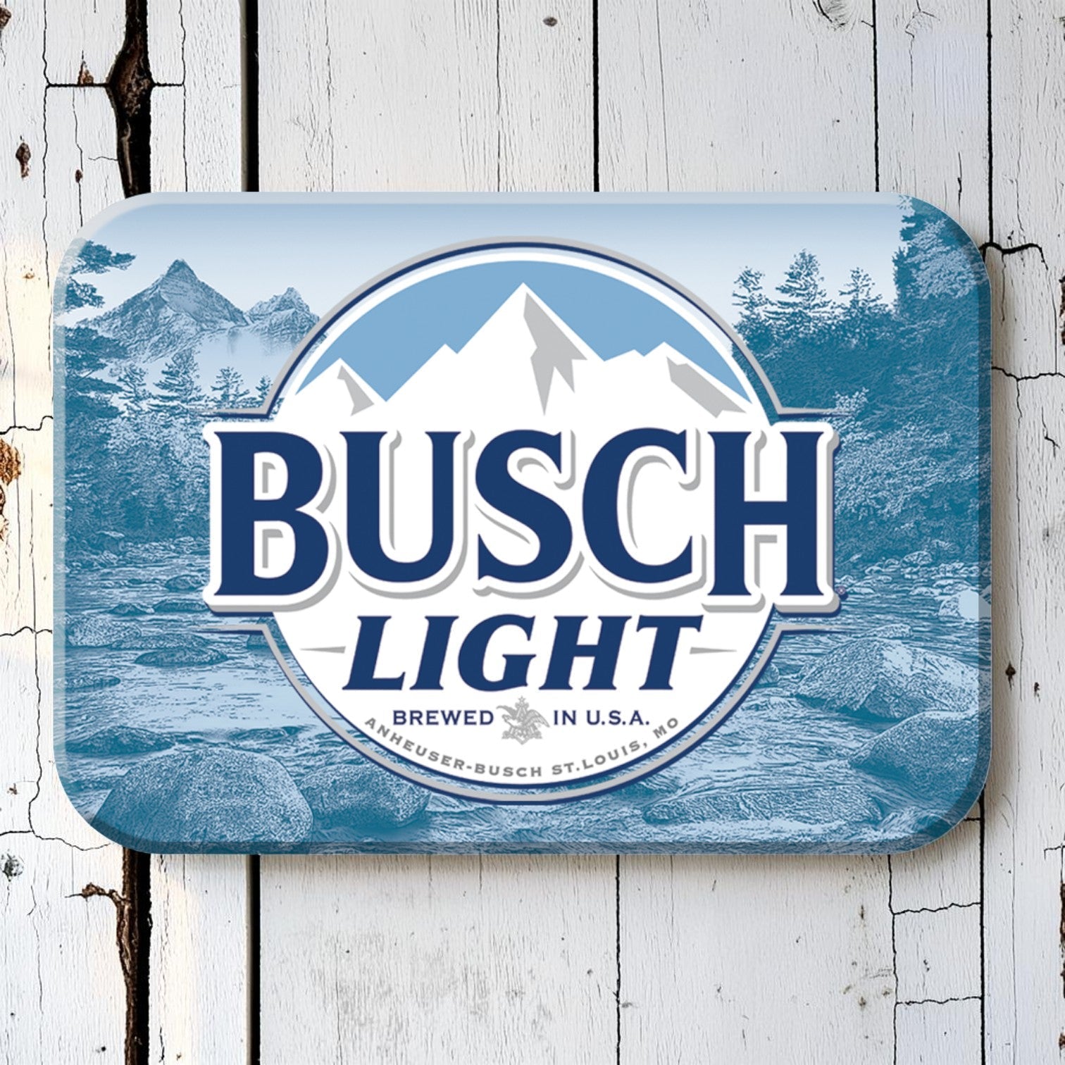 Busch Light Mountains Magnet - Jones Peak