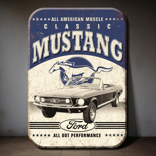 Ford Classic Mustang American Muscle Magnet (2.5" x 3.5")