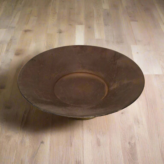 Mining Pan Metal With Antique Finish (12" Round)