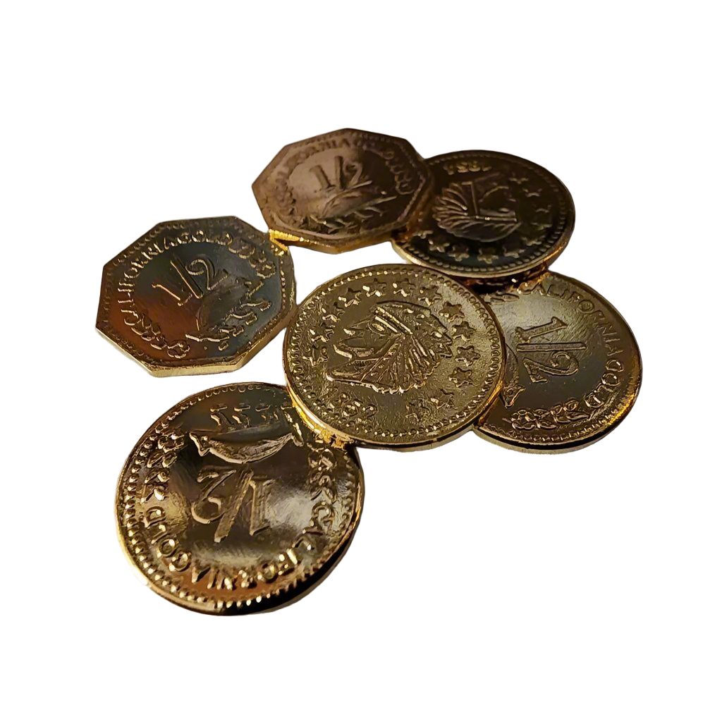 California 24k Gold Plating Territorial Coin Set (Set of 6)