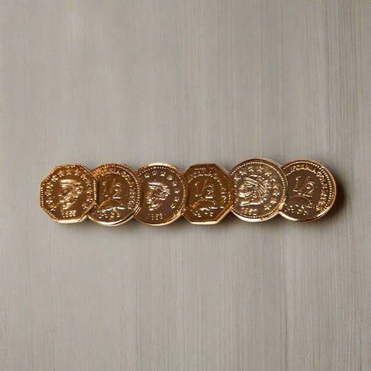 California 24k Gold Plating Territorial Coin Set (Set of 6) - Jones Peak