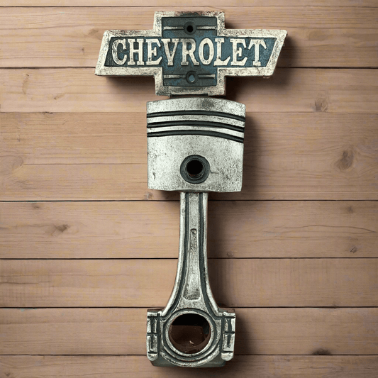 Chevrolet Door Handle With Painted Antique Finish (9.5" x 4.5") - Jones Peak