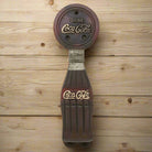 Coca - Cola Cast Iron Door Handle With Antique Finish (10" x 3") - Jones Peak