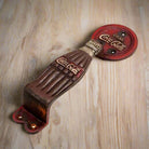 Coca - Cola Cast Iron Door Handle With Antique Finish (10" x 3") - Jones Peak