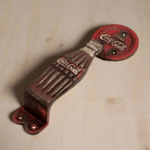 Coca - Cola Cast Iron Door Handle With Antique Finish (10" x 3") - Jones Peak