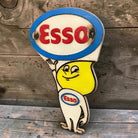 Esso Standard Oil Cast Iron Plaque With Painted Antique Finish (11" x 7.5") - Jones Peak