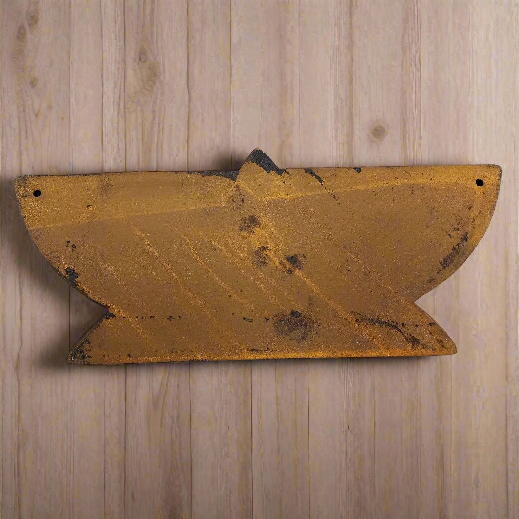 Ford Universal Car Wings Cast Iron Plaque With Raised Lettering (14" x 7") - Jones Peak