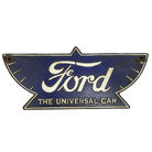 Ford Universal Car Wings Cast Iron Plaque With Raised Lettering (14" x 7") - Jones Peak