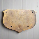 Pirate Skull No Solicitors Solid Brass Plaque With Antique Finish (5.25" x 4") - Jones Peak