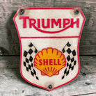Triumph Shell Cast Iron Plaque With Painted Antique Finish (10.75" x 8.75") - Jones Peak