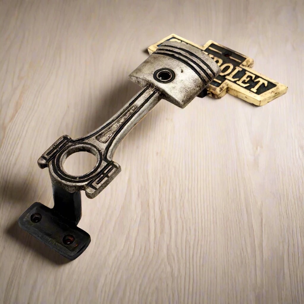 Chevrolet Door Handle With Painted Antique Finish (9.5" x 4.5") - Jones Peak