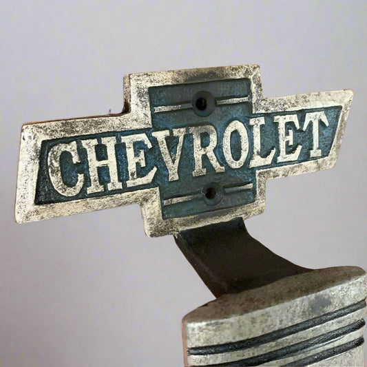 Chevrolet Door Handle With Painted Antique Finish (9.5" x 4.5") - Jones Peak
