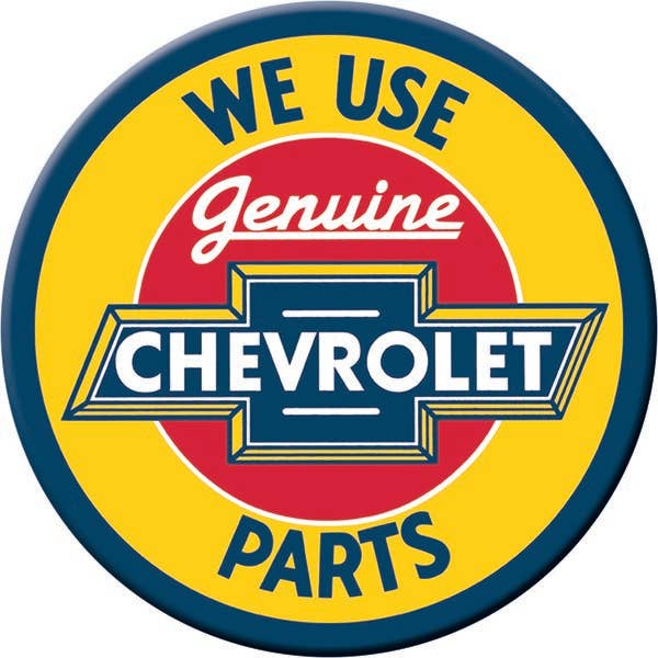 Chevrolet Genuine Parts Round Magnet (3" x 3") - Jones Peak