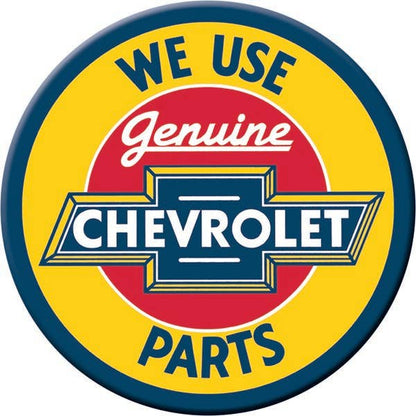 Chevrolet Genuine Parts Round Magnet (3" x 3") - Jones Peak