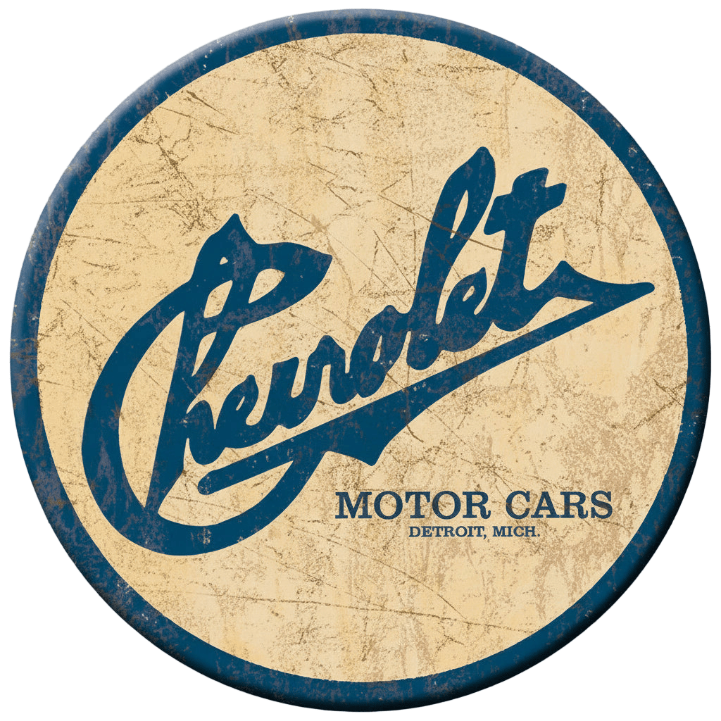Chevrolet Heritage Motor Cars Magnet (3" x 3") - Jones Peak
