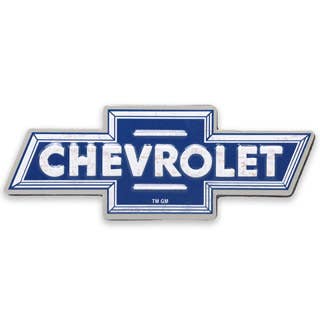 Chevrolet Logo Embossed Metal Magnet (4" x 1.5") - Jones Peak