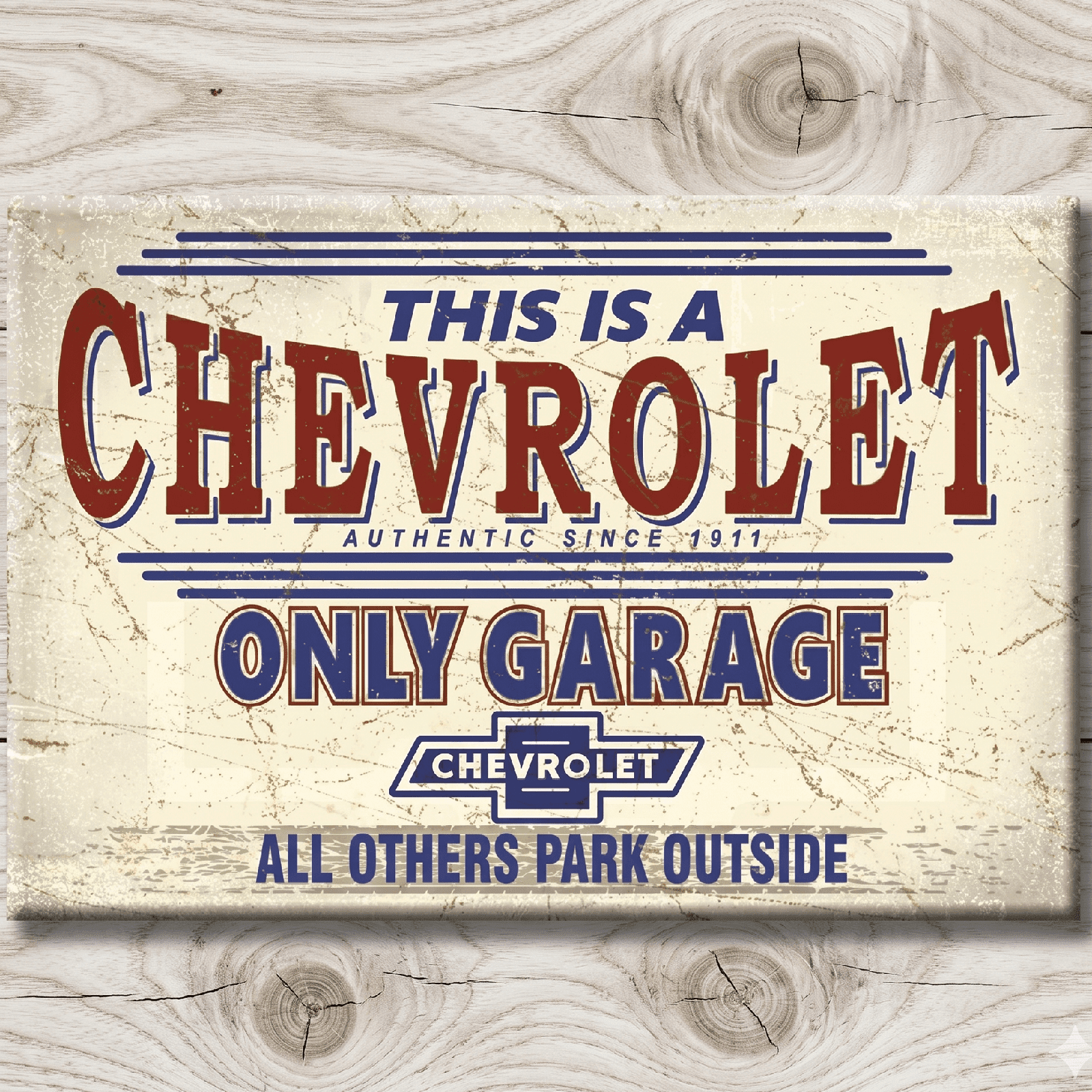 Chevrolet Only Garage Magnet - Jones Peak
