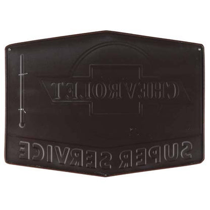 Chevrolet Super Service Embossed Wall Thermometer (14" x 10.25") - Jones Peak