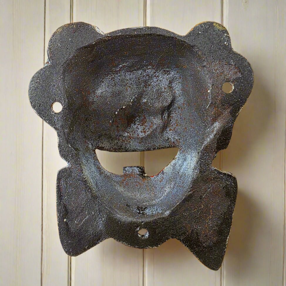 Clown Cast Iron Wall Mounted Bottle Opener With Painted Antique Finish (5" x 2.75") - Jones Peak
