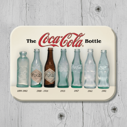 Coca - Cola Bottle History Magnet (2.5" x 3.5") - Jones Peak