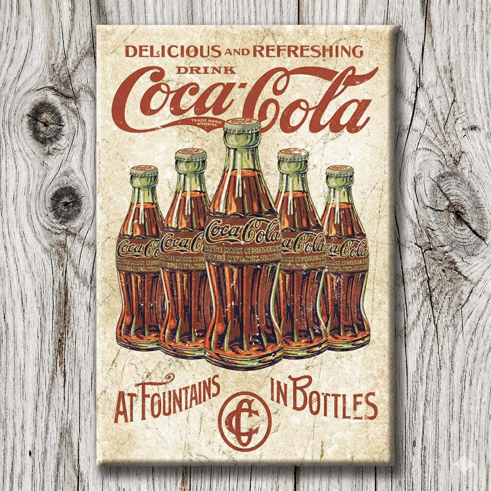 Coca - Cola Bottle Magnet - Jones Peak