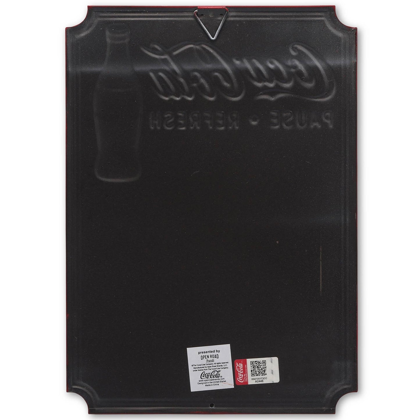 Coca - Cola Calendar Embossed Metal Sign (10" x 14") - Jones Peak