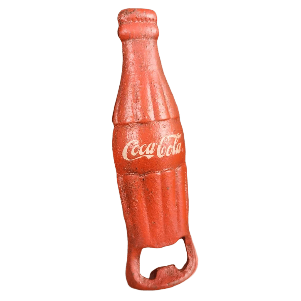 Coca - Cola Cast Iron Bottle Opener With Painted Antique Finish (5.5" Tall) - Jones Peak