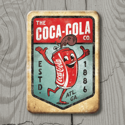 Coca - Cola Dancing Can Magnet (2.5" x 3.5") - Jones Peak