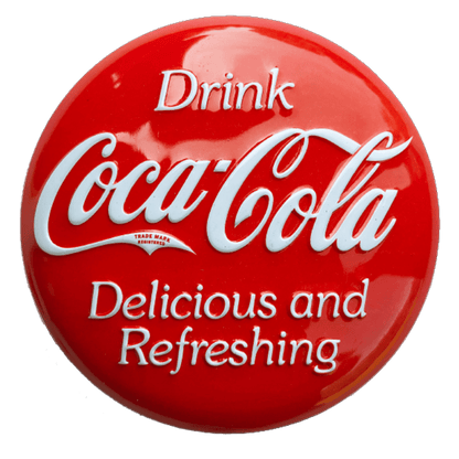 Coca - Cola Delicious And Refreshing Magnet (3" Round) - Jones Peak