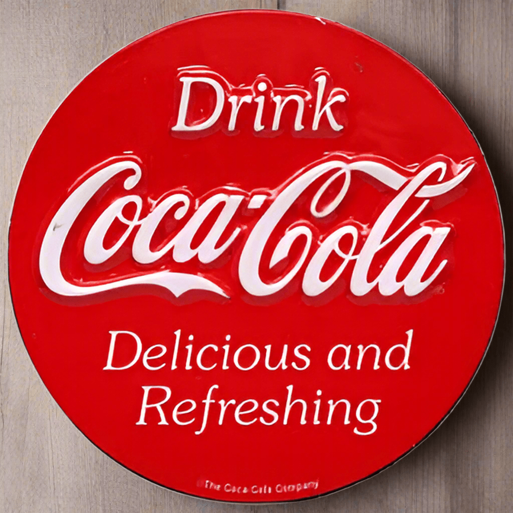 Coca - Cola Embossed Magnet (2.5" Round) - Jones Peak
