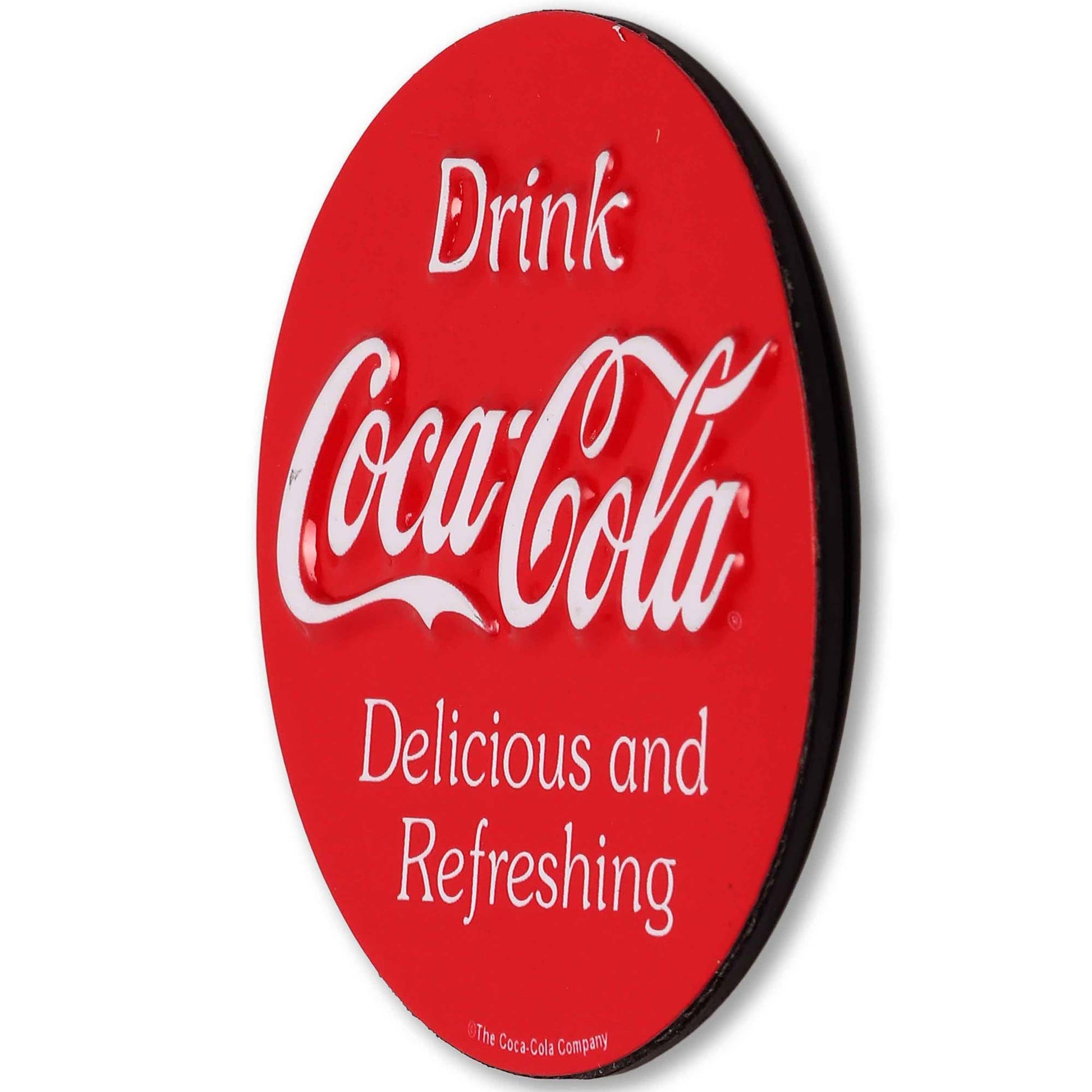 Coca - Cola Embossed Magnet (2.5" Round) - Jones Peak