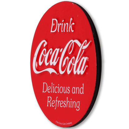 Coca - Cola Embossed Magnet (2.5" Round) - Jones Peak