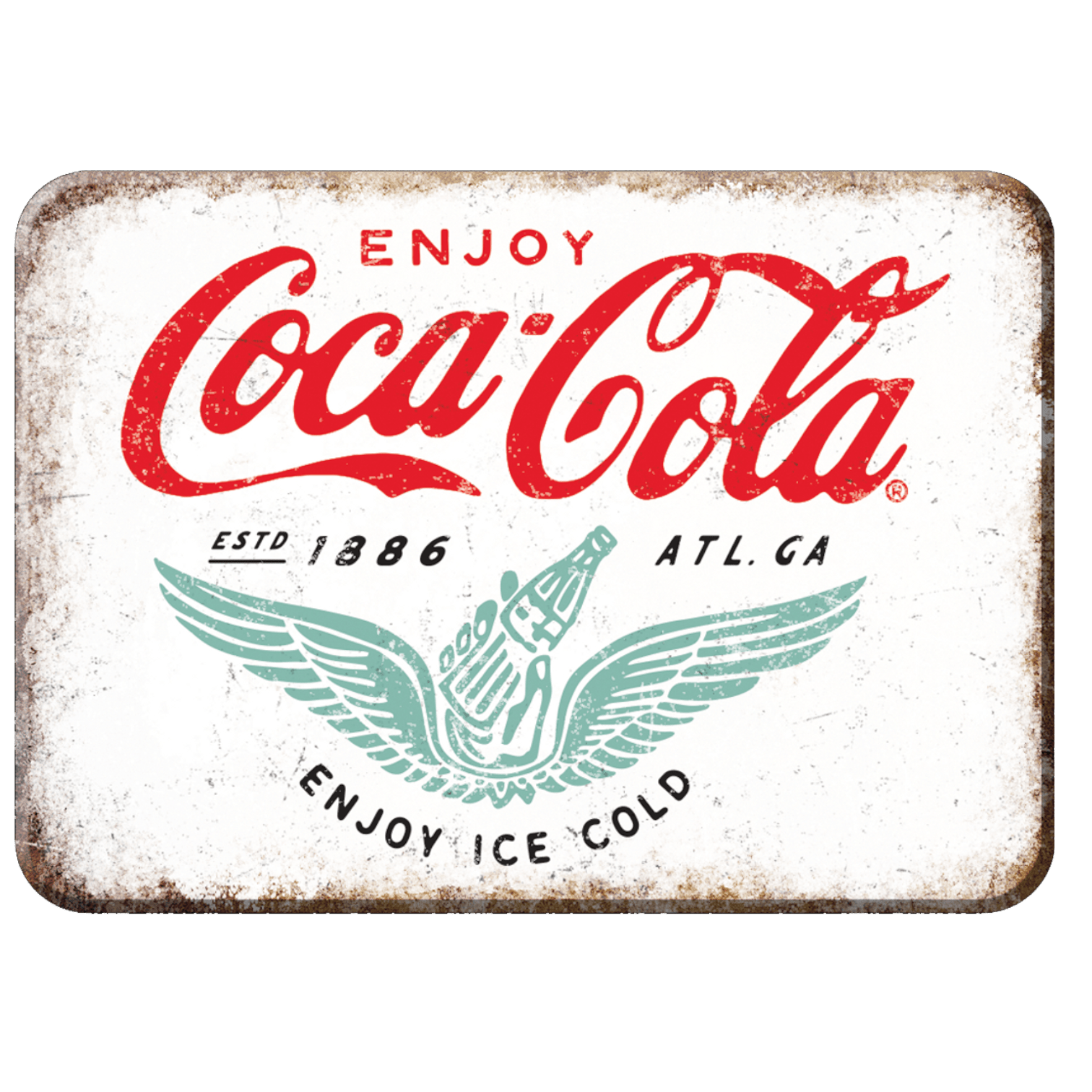 Coca - Cola Established 1886 Vintage Label Magnet (2.5" x 3.5") - Jones Peak