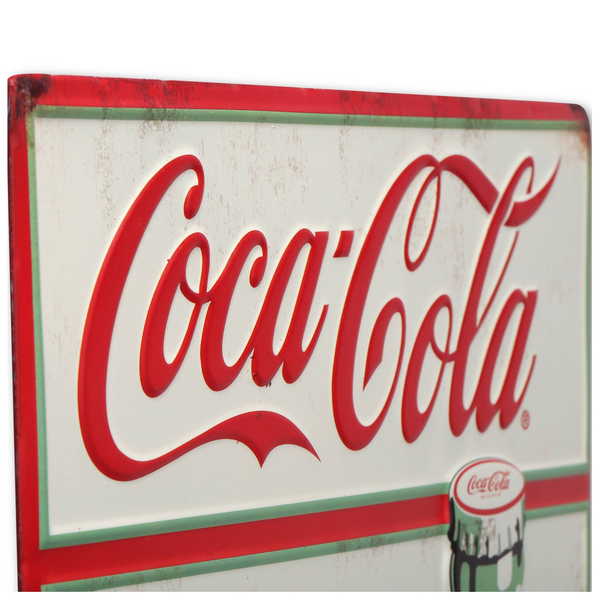 Coca - Cola Pause & Refresh Embossed Wall Thermometer (12" x 20") - Jones Peak