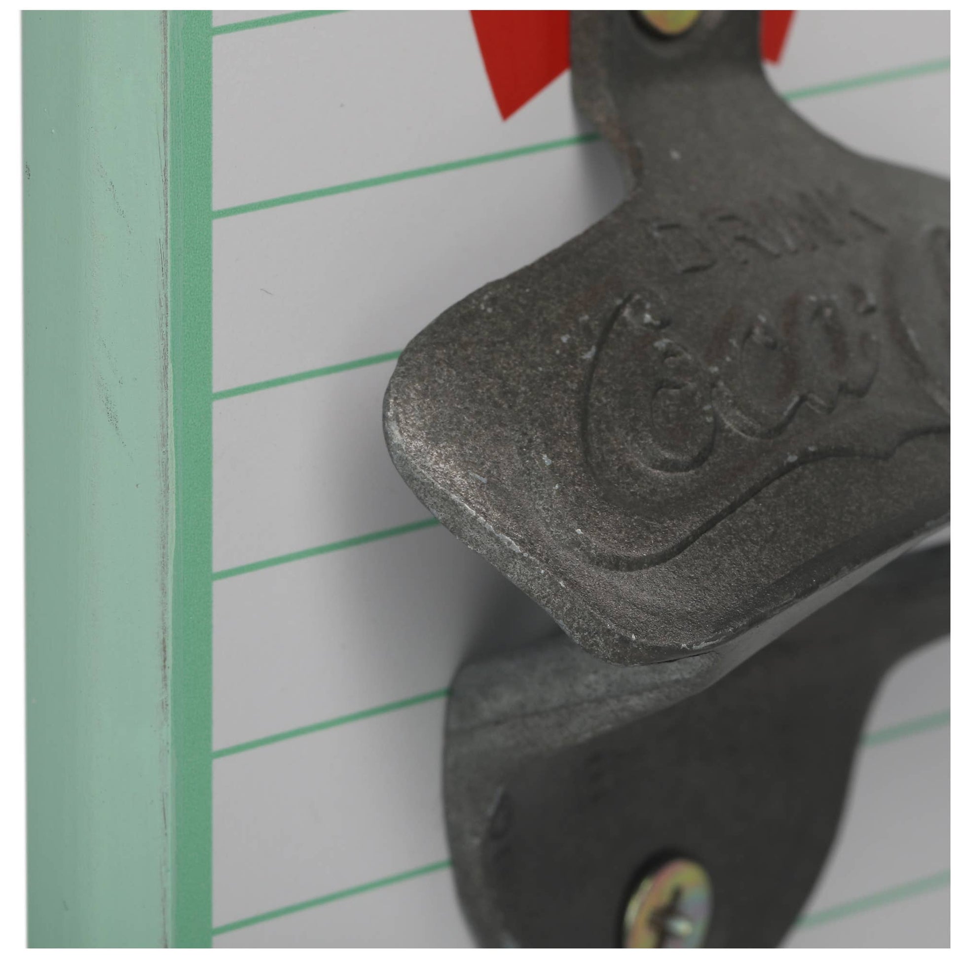 Coca - Cola Striped Wall Bottle Opener (3.5" x 6") - Jones Peak