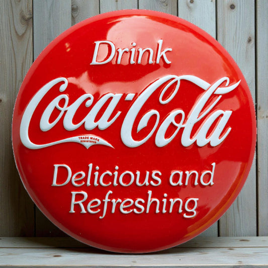 Coca-Cola Delicious And Refreshing Magnet (3" Round)