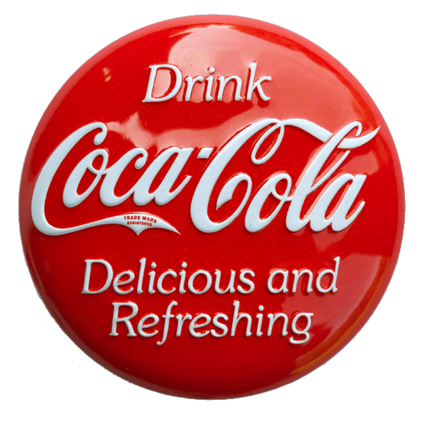 Coca-Cola Delicious And Refreshing Magnet (3" Round)