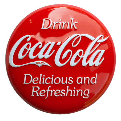 Coca-Cola Delicious And Refreshing Magnet (3" Round)