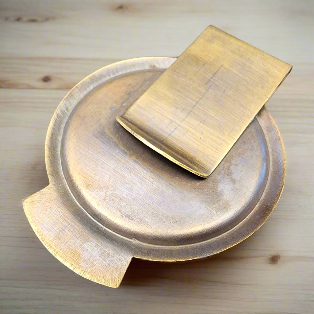 Colt Guard Solid Brass Money Clip With Raised Lettering & Antique Finish (3" x 2.25") - Jones Peak