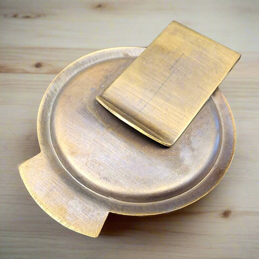 Colt Guard Solid Brass Money Clip With Raised Lettering & Antique Finish (3" x 2.25") - Jones Peak