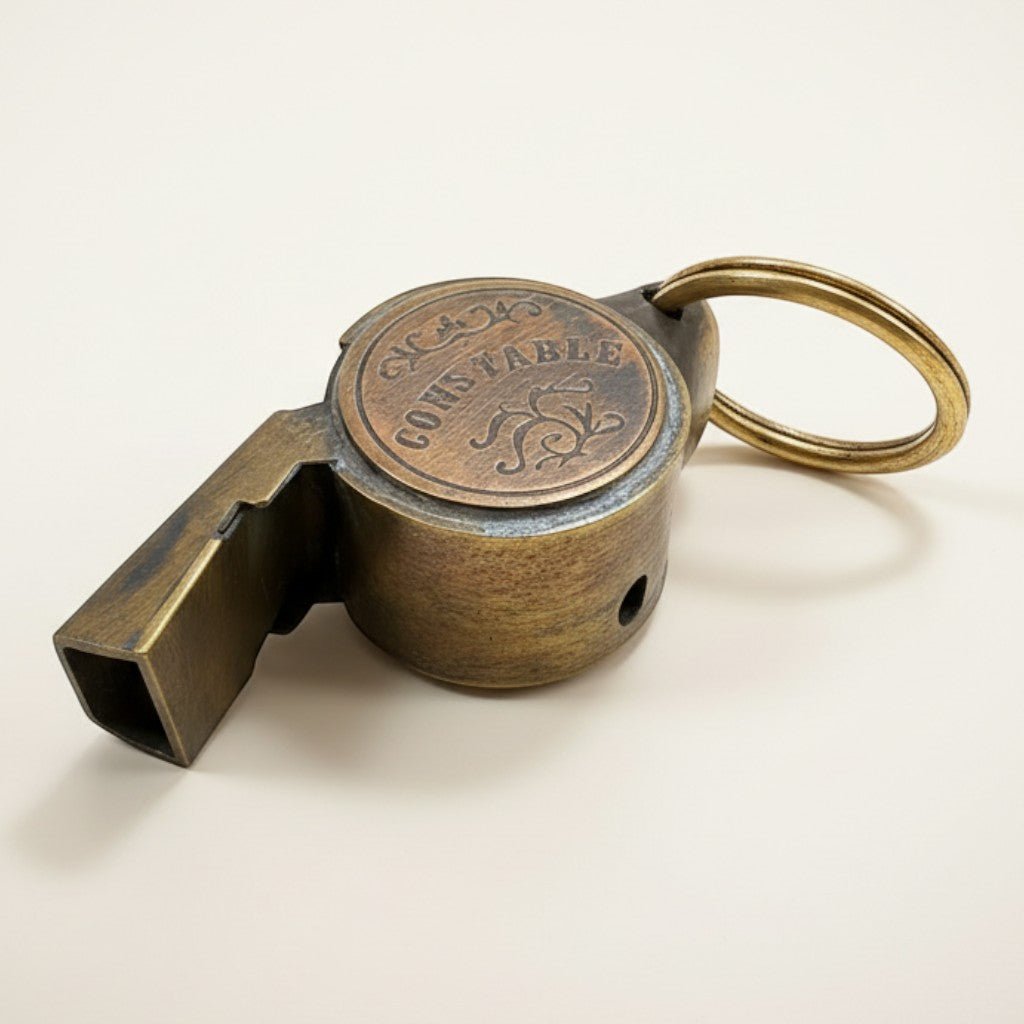 Constable Solid Brass Whistle - Jones Peak