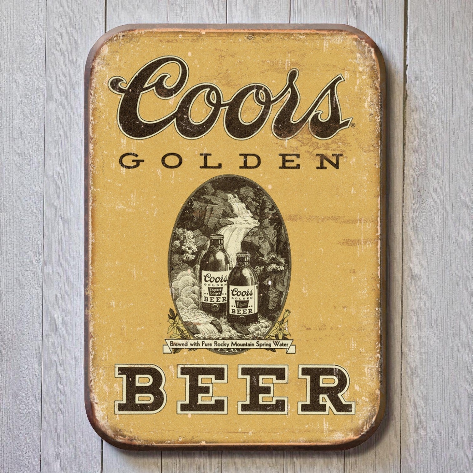 Coors Golden Beer Vintage Label Magnet (2.5" x 3.5") - Jones Peak