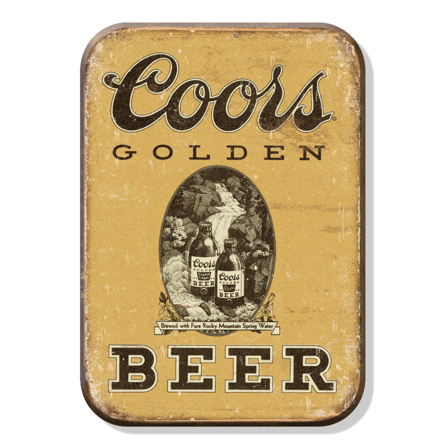 Coors Golden Beer Vintage Label Magnet (2.5" x 3.5") - Jones Peak