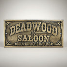 Deadwood Saloon Girls Whiskey Gambling Plaque - Jones Peak