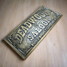 Deadwood Saloon Girls Whiskey Gambling Plaque - Jones Peak