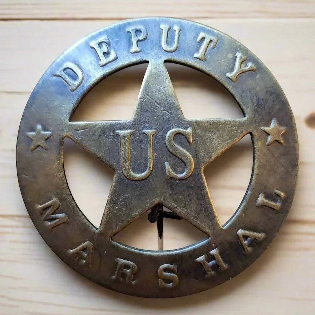 Deputy U.S. Marshal Brass Badge - Jones Peak