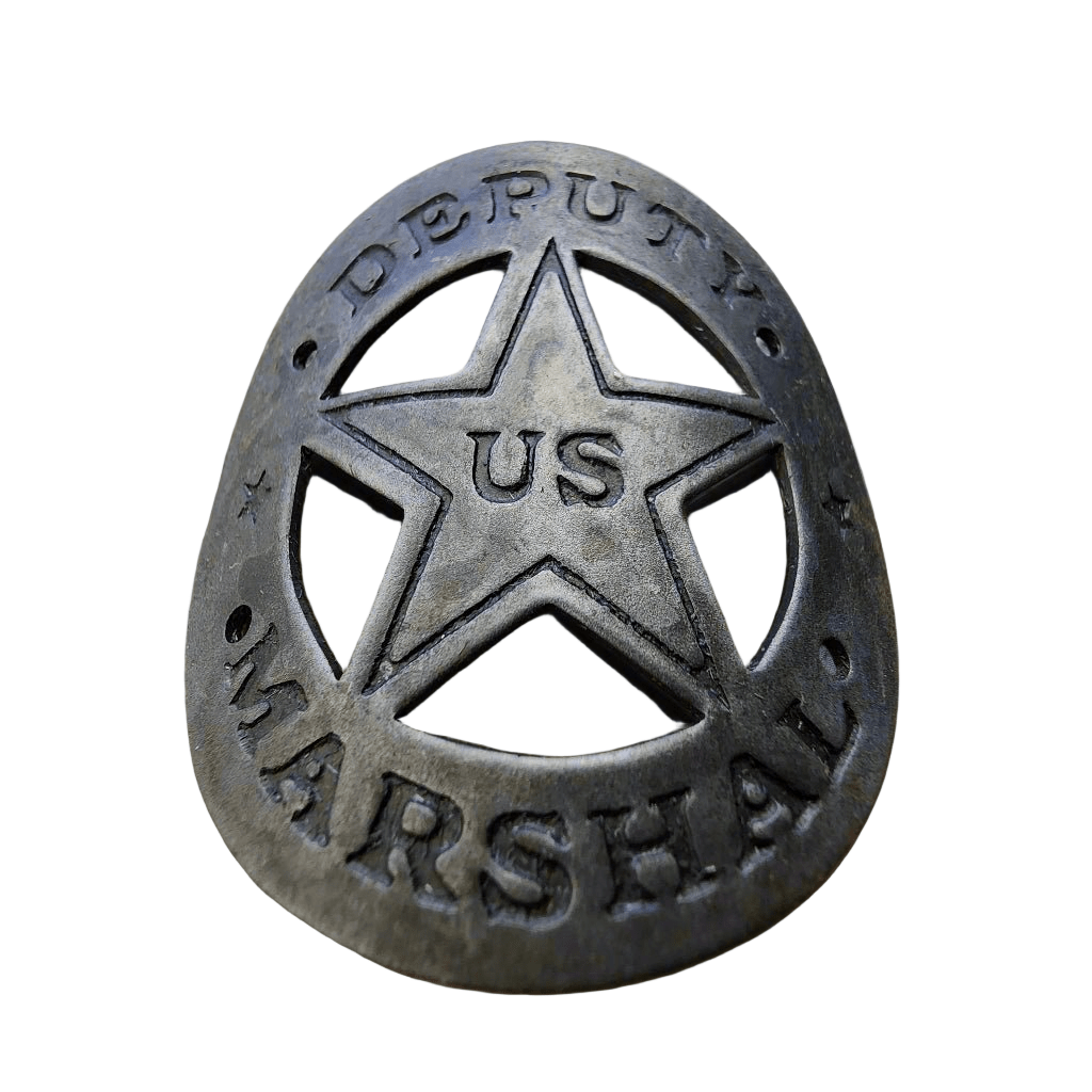 Deputy US Marshal Gun Butt Tag (1.75" x 1.5") - Jones Peak