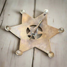 Deputy U.S. Marshal Solid Brass Star Badge - Jones Peak