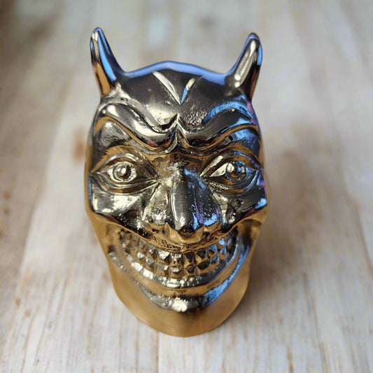 Devil Gear Shift Chrome Plated Aluminum Knob (3" x 3" x 2.5") - Jones Peak
