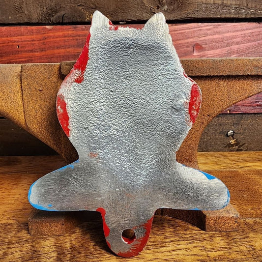 Devil License FOB With Jewel Eyes Painted Finish (4.25" x 3.5") - Jones Peak